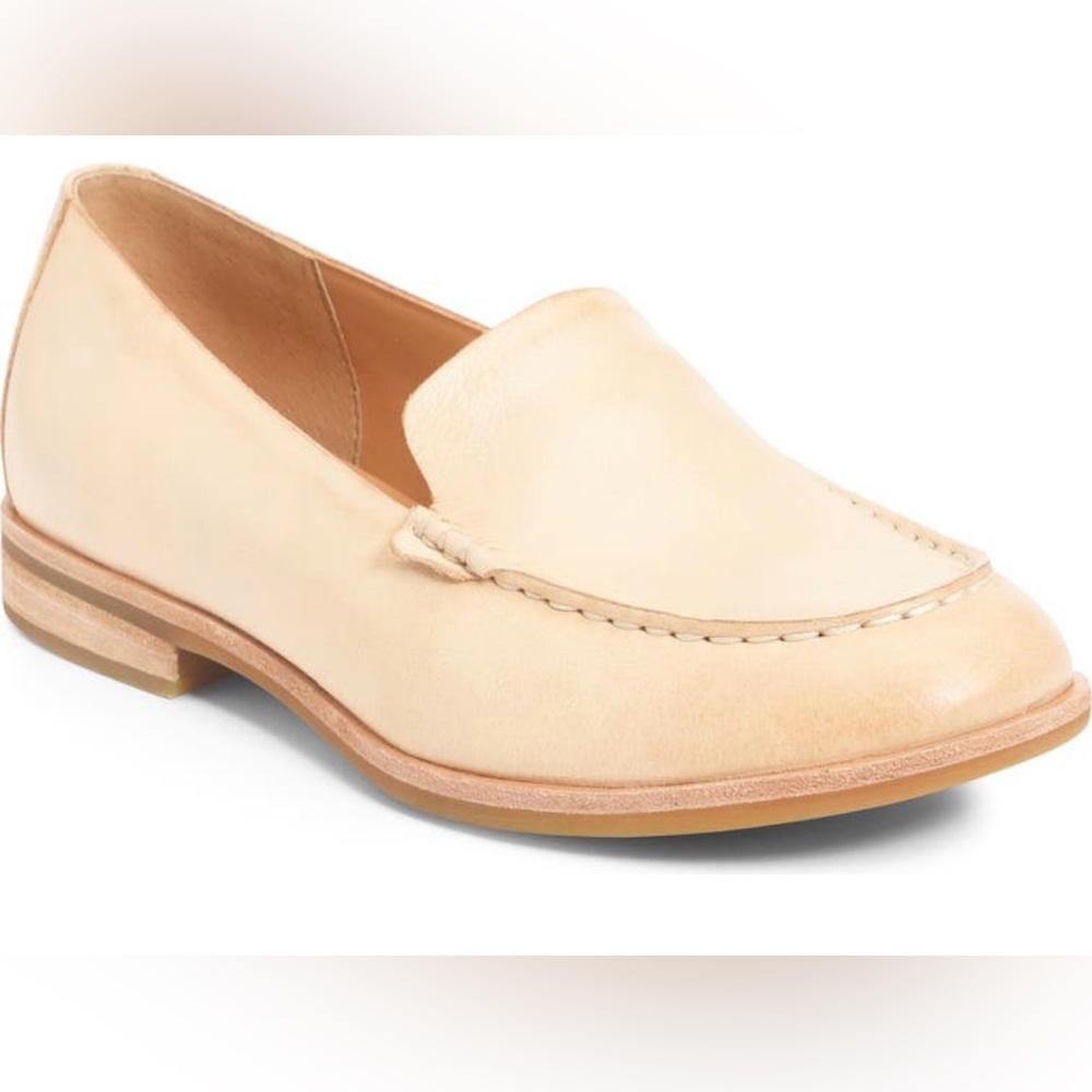 Kork-Ease Moc Toe Flat (Orange Leather)